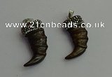 CGP394 15*35mm horn bone pendants wholesale