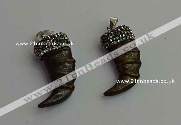 CGP394 15*35mm horn bone pendants wholesale