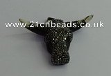 CGP400 45*65mm ox-head bone pendants wholesale