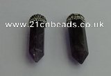 CGP412 12*45mm - 15*50mm sticks amethyst pendants wholesale