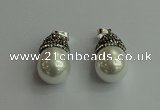 CGP455 15*25mm - 15*30mm teardrop pearl shell pendants wholesale