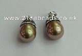 CGP461 15*25mm - 15*30mm teardrop pearl shell pendants wholesale