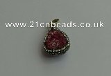 CGP471 15*20mm teardrop crystal glass pendants wholesale