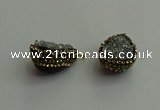 CGP478 15*20mm teardrop crystal glass pendants wholesale