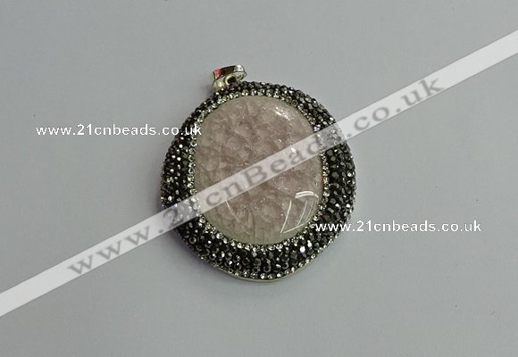 CGP662 40*45mm - 45*50mm freeform ceramic pendants wholesale