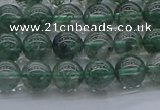 CGQ501 15.5 inches 6mm round imitation green phantom quartz beads