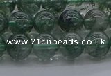 CGQ502 15.5 inches 8mm round imitation green phantom quartz beads