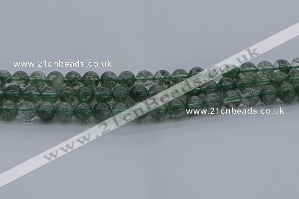 CGQ502 15.5 inches 8mm round imitation green phantom quartz beads