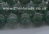 CGQ503 15.5 inches 10mm round imitation green phantom quartz beads