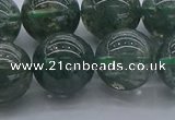 CGQ506 15.5 inches 16mm round imitation green phantom quartz beads