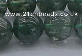 CGQ507 15.5 inches 18mm round imitation green phantom quartz beads