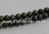 CGR01 16 inches 6mm round green rain forest stone beads wholesale