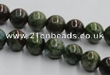 CGR03 16 inches 10mm round green rain forest stone beads wholesale