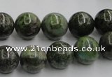 CGR04 16 inches 12mm round green rain forest stone beads wholesale