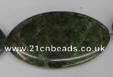 CGR30 15.5 inches 30*50mm marquise green rain forest stone beads