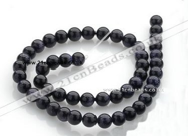 CGS01 15 inches 8mm round blue goldstone beads Wholesale