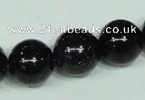 CGS102 15.5 inches 16mm round blue goldstone beads wholesale