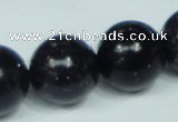 CGS104 15.5 inches 20mm round blue goldstone beads wholesale