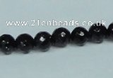 CGS106 15.5 inches 8mm faceted round blue goldstone beads wholesale