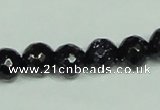 CGS107 15.5 inches 10mm faceted round blue goldstone beads wholesale