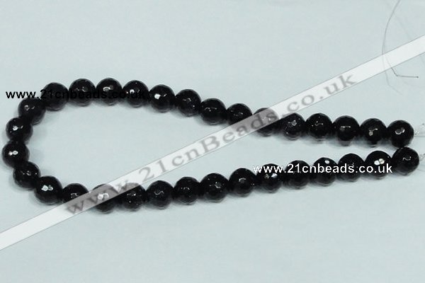 CGS108 15.5 inches 12mm faceted round blue goldstone beads wholesale