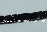 CGS129 15.5 inches 10*14mm rectangle blue goldstone beads wholesale