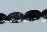 CGS135 15.5 inches 13*18mm oval blue goldstone beads wholesale