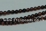 CGS200 15.5 inches 4mm round blue & brown goldstone beads wholesale