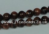 CGS202 15.5 inches 8mm round blue & brown goldstone beads wholesale