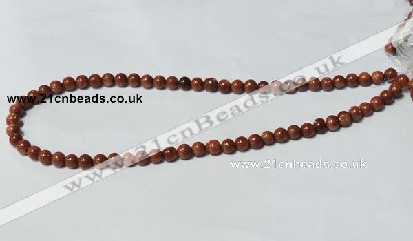 CGS50 15.5 inches 6mm round goldstone beads wholesale