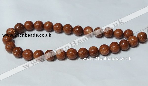 CGS53 15.5 inches 14mm round goldstone beads wholesale