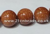 CGS54 15.5 inches 16mm round goldstone beads wholesale