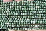CGS600 15 inches 4mm round green spot stone beads wholesale