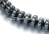 CHE08 16 inches 4*7mm flower shape hematite beads Wholesale