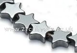 CHE11 16 inches 6mm star shape hematite beads Wholesale