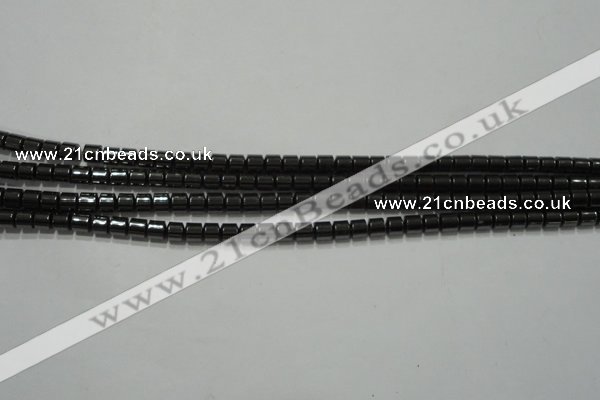 CHE114 15.5 inches 3*3mm tyre hematite beads wholesale