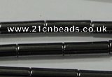 CHE121 15.5 inches 4*14mm tube hematite beads wholesale