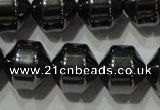 CHE131 15.5 inches 8*8mm hematite beads wholesale