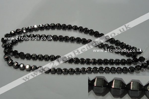 CHE133 15.5 inches 8*8mm hematite beads wholesale