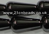 CHE150 15.5 inches 10*20mm teardrop hematite beads wholesale