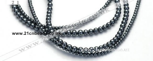 CHE17 16 inches 2mm & 3mm round hematite beads Wholesale