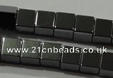 CHE182 15.5 inches 6*6mm cube hematite beads wholesale