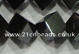 CHE188 15.5 inches 8*8mm cube hematite beads wholesale