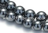 CHE19 16 inches 10mm & 12mm round hematite beads Wholesale