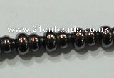 CHE190 15.5 inches 6*8mm calabash hematite beads wholesale