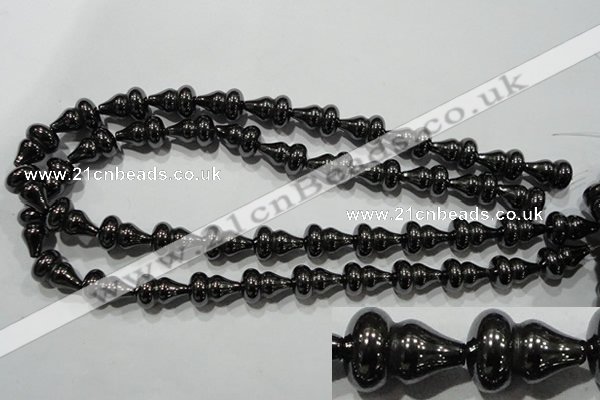 CHE193 15.5 inches 12*18mm calabash hematite beads wholesale