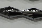 CHE201 15.5 inches 10*20mm dumbbell hematite beads wholesale