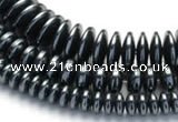 CHE21 16 inches 4mm & 8mm & 12mm coin hematite beads wholesale