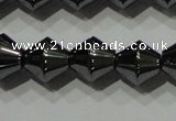 CHE212 15.5 inches 8*8mm bicone hematite beads wholesale