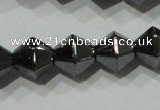 CHE216 15.5 inches 8*8mm faceted bicone hematite beads wholesale